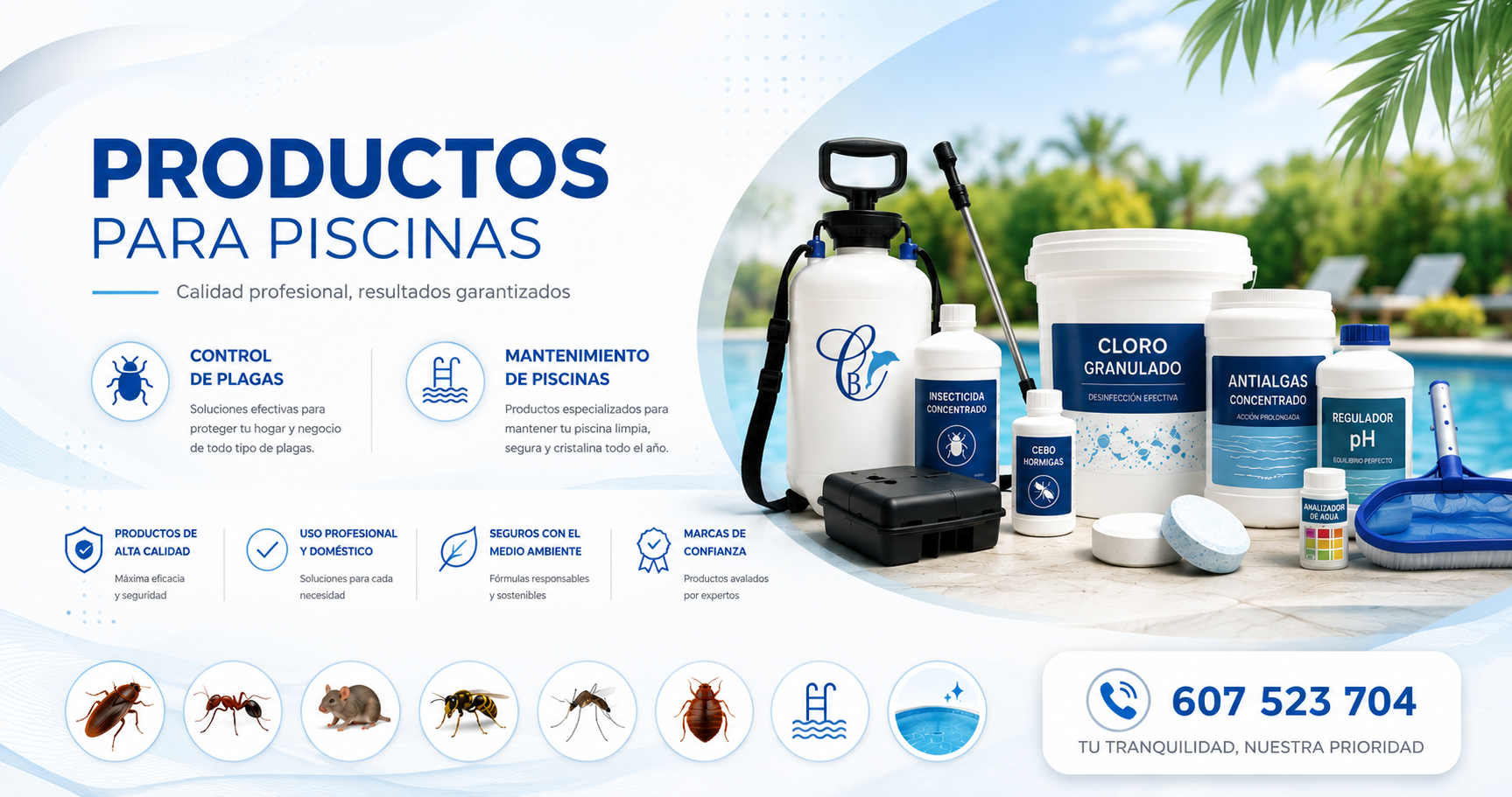 Portada de los productos que usamos en comercial balaguer